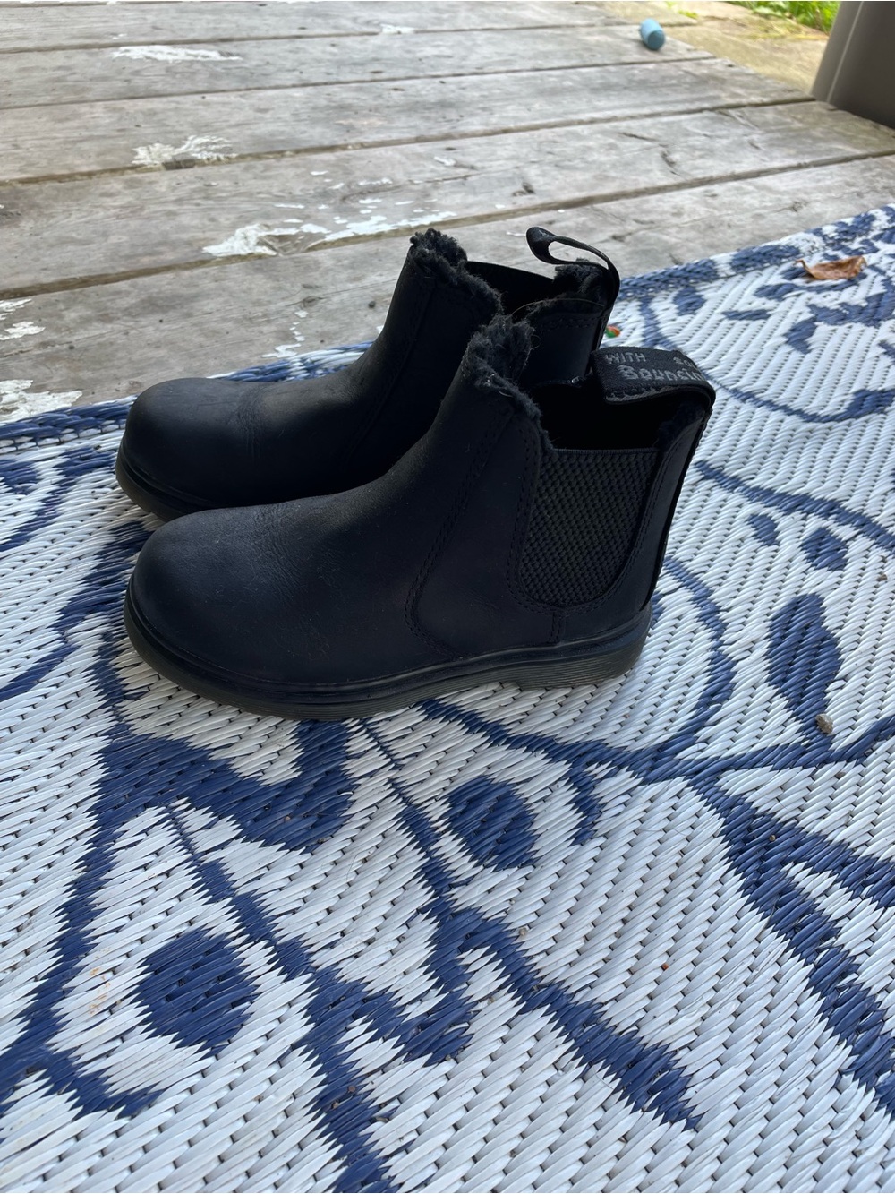 Kids Dr. Martens Chelsea Boots with Cozy Lining